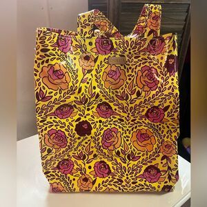 Consuela Yellow and Pink Floral Tote